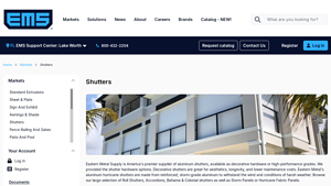 Aluminum Shutters - Eastern Metal Supply - hurricane shutter manufacturers in usa