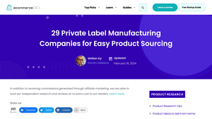 29 Top Private Label Manufacturers for Product Sourcing - private label manufacturers usa