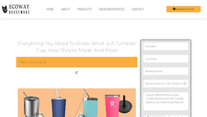 Ecoway - Tumbler Cups