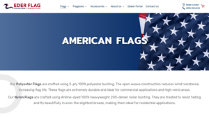 Shop American Flags | 100% Made in the USA - Eder Flag - made in america usa flags