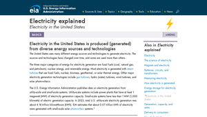Electricity in the U.S. - U.S. Energy Information Administration (EIA) - electricity generation usa