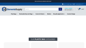 Elements Supply - Wholesale Plastic Bags, Ziplock Bags, Tubing ... - plastic bag manufacturers usa