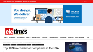 Top 10 Semiconductor Companies in the USA - ELE Times - semiconductor companies in usa