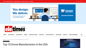 Top 10 Drone Manufacturers in the USA - ELE Times - drone manufacturers in usa