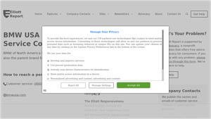 BMW USA Customer Service Contacts - Elliott Report - bmw financial services address usa