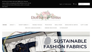 Elliott Berman Textiles: High-End Sustainable Fashion Fabrics - fabric suppliers usa