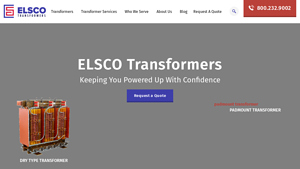 ELSCO Transformers: Transformer Manufacturing Company - transformer companies in usa