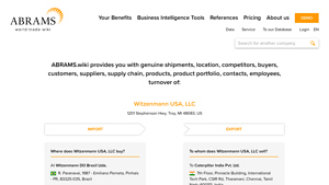 Witzenmann USA, LLC | 10 customers and 65 suppliers - witzenmann usa llc troy mi