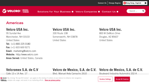 Worldwide Locations | Velcro Companies - velcro usa incorporated