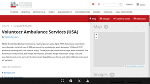 Volunteer Ambulance Services (USA) - 1914-1918-Online - american field service usa