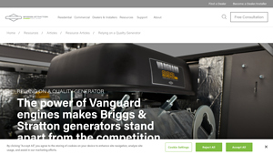 Relying on a Quality Generator - Briggs & Stratton Energy Solutions - generators made in the usa