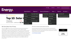 Top 10: Solar Companies | Energy Magazine - biggest solar companies in usa