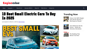 13 Best Small Electric Cars To Buy In 2025 - Engineerine - small electric vehicles usa