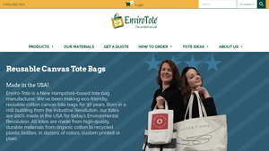 Enviro-Tote, Inc. | Custom Canvas Tote Bags Made in the USA - canvas bags made in usa