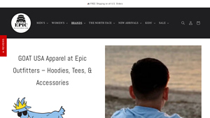 GOAT USA Apparel at Epic Outfitters - epicstores - goat usa clothing
