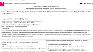 Sitio oficial de T-Mobile®: obtén aún más sin pagar más - t mobile usa inc
