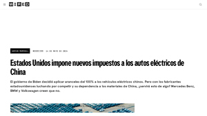 Estados Unidos impone nuevos impuestos a los autos eléctricos ... - WIRED - carros electricos en usa