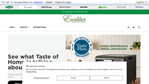 Excalibur Dehydrator - dehydrator made in usa