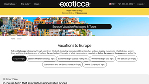 Europe Vacation Packages & Tours All Inclusive | Exoticca - europe trip packages from usa