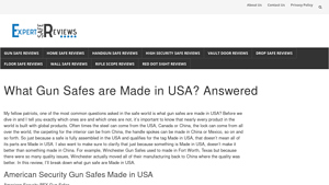What Gun Safes are Made in USA? Answered - Expert Safe Reviews - safes made in usa