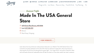 Made In The USA General Store - Explore Branson - made in the usa store