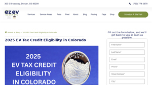 2025 EV Tax Credit Eligibility in Colorado - Ez Ev Electric - electric suv tax credit eligibility usa