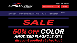 EZPOLE Flagpoles | American Made Flagpoles and Accessories - best flag pole kit made in usa