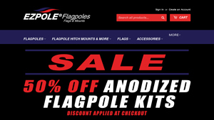 EZPOLE Flagpoles | American Made Flagpoles and Accessories - usa made flag pole