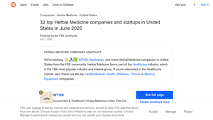 32 Top Herbal Medicine Companies in United States · June 2025 - medicine company in usa