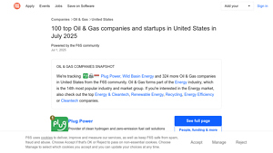 100 Top Oil & Gas Companies in United States · June 2025 - F6S - oil companies in usa