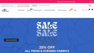 Fabrics World USA | Online Fabric Store | Fabric by the Yard - largest fabric store in usa
