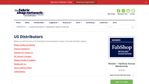 US Distributors - The Fabric Shop Network - fabric suppliers usa