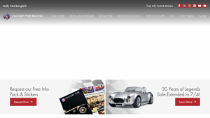 Build Your Own Car - Roadster, Hot Rod, & Supercar - Factory Five Racing - car manufacturers in usa