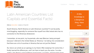 Latin American Countries List (Capitals and Essential Facts) - dominican republic part of usa