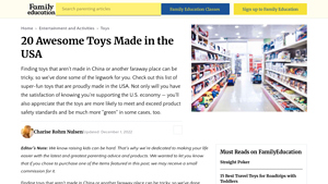 20 Awesome Toys Made in the USA - FamilyEducation - toys made in usa