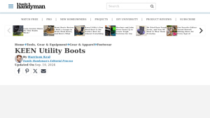 KEEN Utility Boots | Family Handyman - keen footwear made in usa