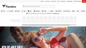 Fanatics.com - athletic wear made in usa
