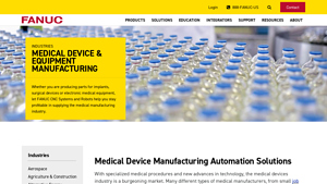 Medical Device & Equipment Manufacturing | FANUC America - medical equipment manufacturers in usa