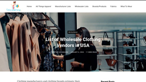 List of Wholesale Clothing Vendors in USA - Fashion Manufacturing - made in usa clothing wholesale