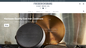 Fredericksburg Cast Iron Co. - cast iron frying pans made in usa