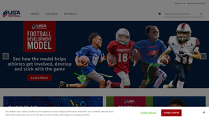 USA Football Homepage | USA Football - usa flag apparel