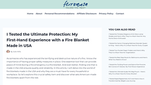 I Tested the Ultimate Protection: My First-Hand Experience with a Fire ... - fire blankets made in usa