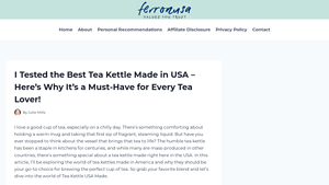 I Tested the Best Tea Kettle Made in USA - Here's Why It's a Must-Have ... - tea kettle made in usa
