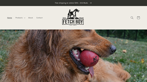 Fetch Boy Dog Toys: Rubber Balls Made in the USA for Dogs - dog toys made in usa