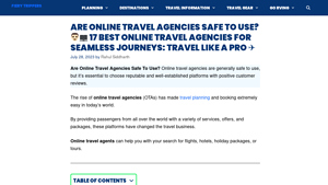 ️17 Best Online Travel Agencies [2025] | Travel Guide - top ten travel agencies in usa
