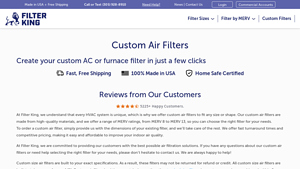 Custom Air Filters For Your AC & Furnace | Filter King - hvac pleated filter manufacturers usa