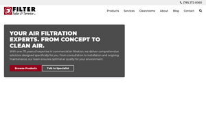 Filter Sales & Service | Your Air Filtration Experts - usa commercial pleated air filters manufacturer