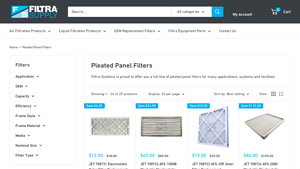 Pleated Panel Filters - Filtra Supply - pleated air filters manufacturer usa