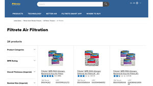 Filtrete Air Filtration | 3M United States - hvac pleated filter manufacturers usa