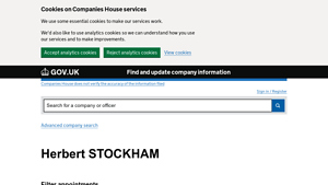 Herbert STOCKHAM personal appointments - Companies House - stockham usa